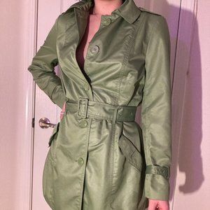 Green Trench Coat